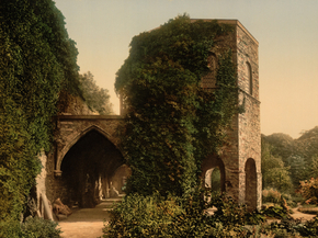 St. Bavon Abbey, the old tower, Ghent, Belgium