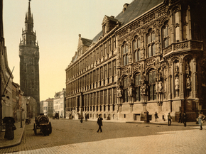 The belfry and Hotel de ville, Ghent, Belgium The belfry and Hotel de ville, Ghent, Belgium