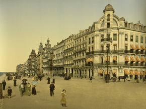 The embankment and Kursaal, Ostend, Belgium