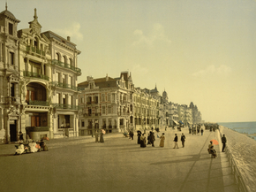 The embankment, Ostend, Belgium The embankment, Ostend, Belgium