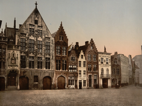The library, Bruges, Belgium