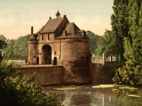 The Marechal gate, Bruges, Belgium