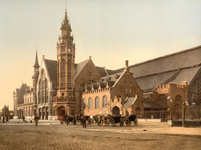 The station, Bruges, Belgium
