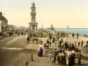 Clock tower, Herne Bay, England
