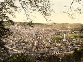 From Beechen Cliff, Bath, England