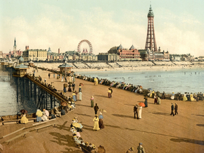 From North Pier, Blackpool, England