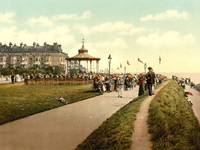 Lee's Promenade and Bandstand, Folkestone, England Lee's Promenade and Bandstand, Folkestone, England