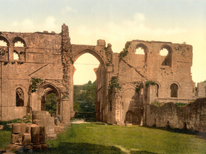Looking east, Furness Abbey, England Looking east, Furness Abbey, England