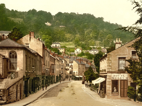 Matlock South Parade and Heights of Abraham, Derbyshire, England