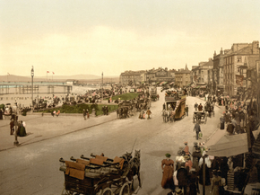 Parade looking east, Morecambe, England