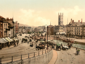 St. Augustine's Bridge, Bristol, England