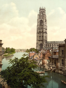St. Botolph's Church and river, Boston, England St. Botolph's Church and river, Boston, England
