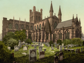 The cathedral, Chester, England