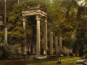 Windsor, ruins at Virginia Water, England