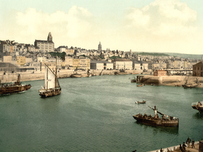 Boulogne, from west pier, France