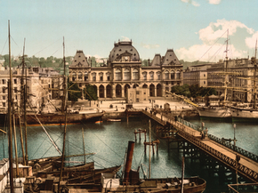 Bourse and docks, Havre, France