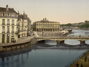 Bridge, Bayonne, Pyrenees, France