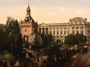 Capitol and public gardens, Toulouse, France