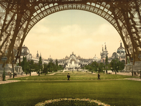 Champs de Mars, Exposition Universal, 1900, Paris, France