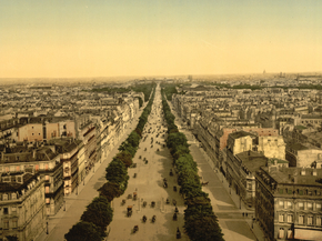 Champs Elysees, an avenue, Paris, France