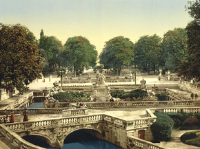 Garden of the Fountains, Nimes, France Garden of the Fountains, Nimes, France