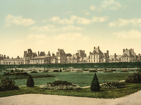 In the park, Fontainebleau Palace, France
