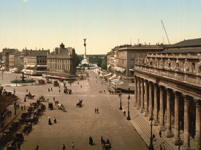 La Comedie and rue Juillet XXX, Bordeaux, France