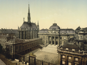 Palais de Justice and Holy Chapel, Paris, France