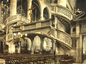 St. Etienne-du-Mont, church interior, Paris, France