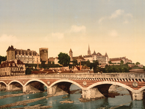 The castle and bridge, Pau, Pyrenees, France