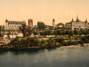 The castle from south front, Pau, Pyrenees, France
