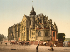 The Church in the town, Eu, France