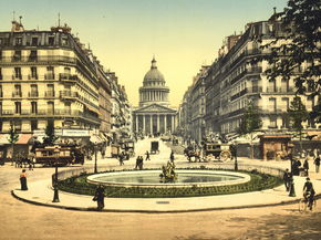 The Pantheon and the rue Soufflot, Paris, France