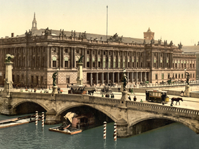Frederick's Bridge and the Bourse, Berlin, Germany