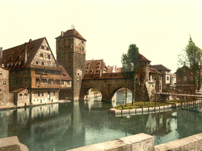 Hangman Bridge, Nuremberg, Bavaria, Germany