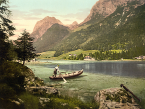 Hintersee, general view, Upper Bavaria, Germany Hintersee, general view, Upper Bavaria, Germany