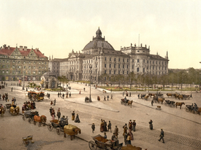 Justisplatz, Munich, Bavaria, Germany