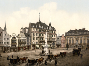 Market place, Bonn, the Rhine, Germany Market place, Bonn, the Rhine, Germany
