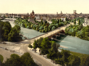 Munich from the Maximilianeum, Bavaria, Germany Munich from the Maximilianeum, Bavaria, Germany