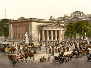 The New Guard and street scene, Berlin, Germany