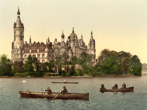 The ducal castle, southeast side, Schwerin, Mecklenburg-Schwerin, Germany