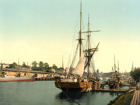The harbor, Lubeck, Germany