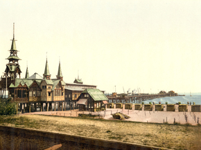 The pier, Strandbucke, Heringsdorf, Pomerania, Germany