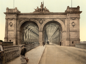 The Rhine Bridge, Mannheim, Baden, Germany