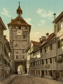 The Schnetzthor, interior, Constance, Baden, Germany