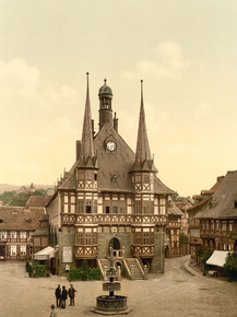 The town hall, Wernigerode, Hartz, Germany