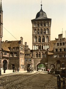 Tower arch, Lubeck, Germany