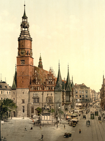 Town hall, Breslau, Silesia, Germany