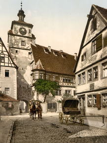 White Tower, Rothenburg, Bavaria, Germany
