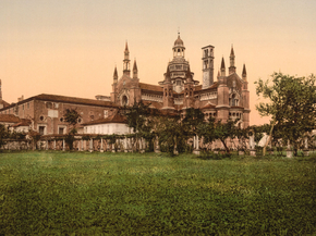 Certosa di Pavia, the back, Milan, Italy